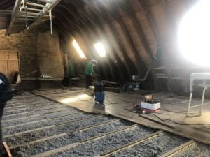 Alignés architecte - Isolation plancher combles