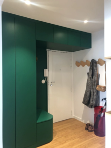 Rénovation appartement - entrée