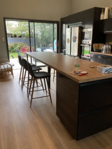 Extension bois maison - cuisine